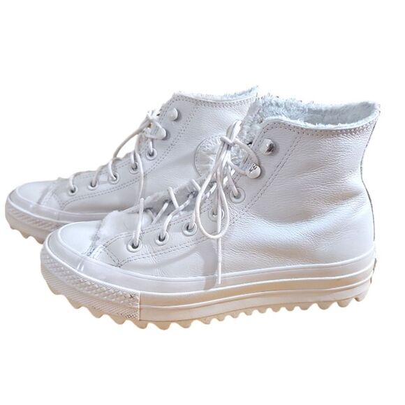 Converse Chuck Taylor All Star Street Warmer Ripple High Top White (562423C) 7.5 - Picture 2 of 13